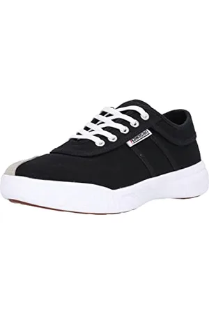 Kawasaki Unisex Leap Canvas Buty Low-Top Sneakers, 1001 czarne, 45 UK