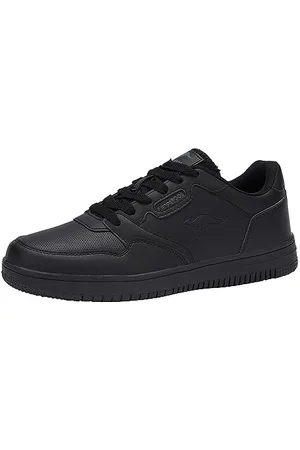KangaROOS Unisex K-Watch Half Sneaker, Jet Black/Mono, 43 EU, , 43 EU