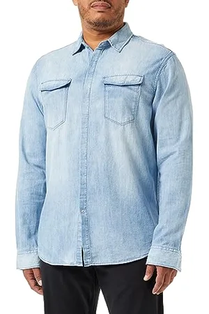 Replay Męska koszula M4078, 009 Medium Blue, XXL, , XXL