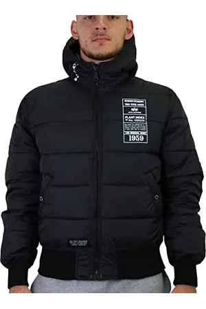 Alpha Industries Męska kurtka bomberka z kapturem Fd Rev, , S