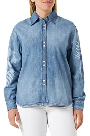 Pinko Smak Koszula Denim Plac Kobieta, , 44