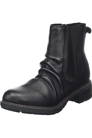 Clarks Damskie buty Hearth Rose, Black Leather, 40 EU, , 40 EU