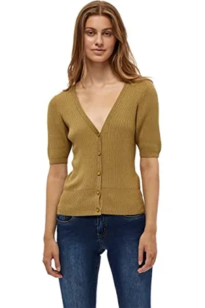 DESIRES Damski sweter Geisha Rib Short Sleeve Cardigan, , XS