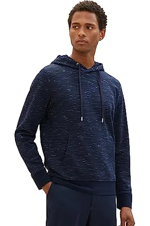 TOM TAILOR Męska bluza z kapturem basic o wyglądzie spacedye, , XL