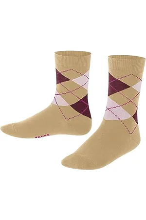 Falke Uniseks - dzieci Skarpety Classic Argyle K SO Bawełna z wzorem 1 Para, , 35-38