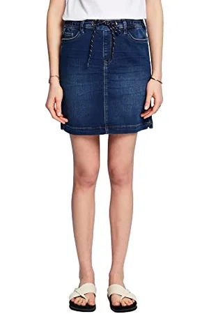 ESPRIT Edc by Minispódniczka dżinsowa w stylu joggera, , 32