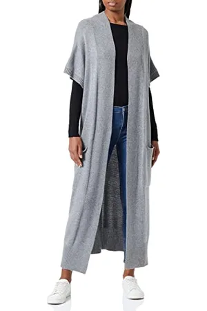 True Religion Damska kurtka z długim rękawem Collarless Vest, , standardowa
