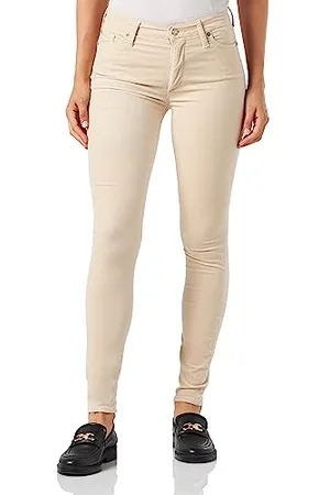 7 for all Mankind HW Skinny Velvet Tapioca, , 28