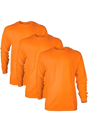 Gildan T-shirt Dla mężczyzn Bluzka z długim rękawem bawełniana Ultra, styl G2400 ,M