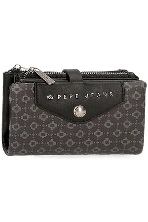 Pepe Jeans Bethany Portfele i portmonetki ze sztucznej skóry, czarne, zielone, różne rozmiary, , Talla única, aktówka