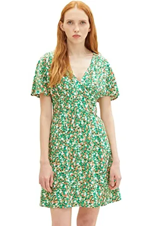 TOM TAILOR Sukienka damska 1036825, 31953-Green Flower Print, M, , M