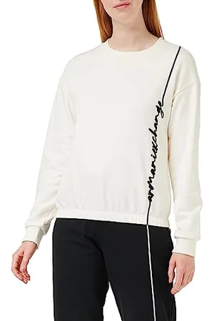 Armani Exchange Damska bluza z kapturem Signature Logo French Terry, , L