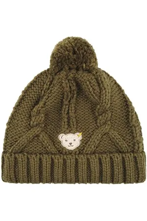 Steiff Chłopięca czapka beanie z pomponem, , 55