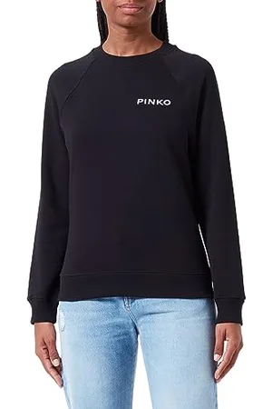 Pinko Burza Bluza Damska Koszulka z długim rękawem Bez kołnierza, , XXL