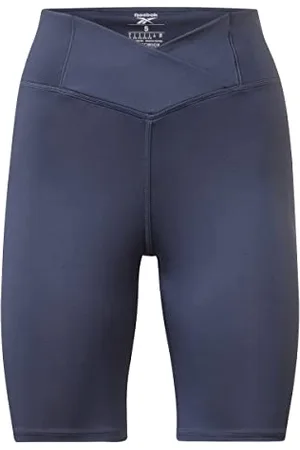 Reebok Legginsy damskie z logo tożsamości, , M (Krótki)