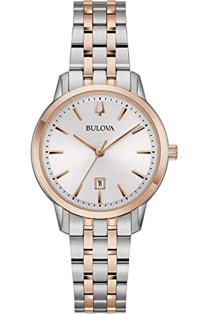 BULOVA Damski analogowy zegarek kwarcowy z bransoletką ze stali nierdzewnej 98M137, , bransoletka