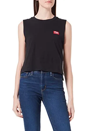 Fila Damska koszulka Taggia Cropped Boxy Top Cami, , 3XL