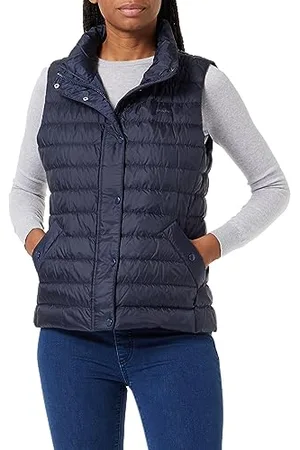 GANT Damska kamizelka Light DOWN Gilet, Evening Blue, standardowa
