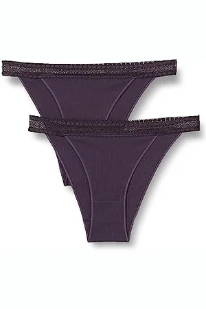Sloggi GO Ribbed C2P Tanga, , L, niebieski