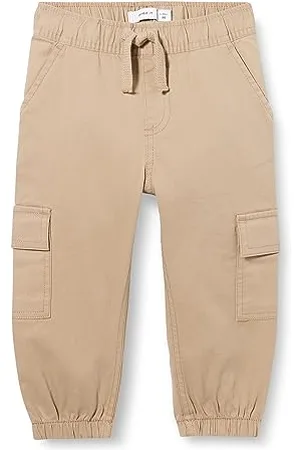 NAME IT Bestseller A/S Chłopięce NMMBEN Baggy R Cargo TWI Pant 7263-FS PB Cargo, , 104, , 104