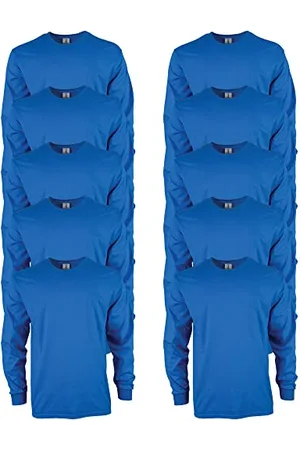 Gildan Unisex Dorosły Ultra Bawełniany T-shirt z długim rękawem, styl G2400, wielopak, , 4XL