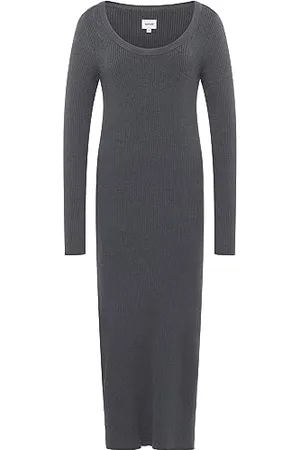 Mustang Kobiety Styl Fanny Rib Knit Sukienka