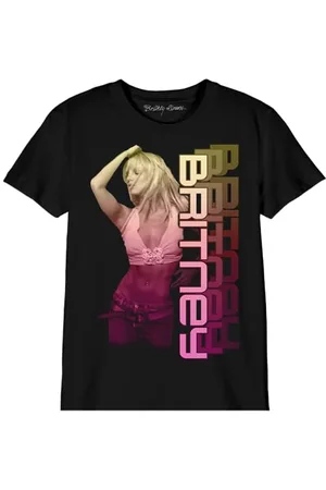 Cotton Division Koszulka dziecięca z dywizją bawełny Britney Spears "Britney", referencja: BOBRITNTS004, czarna, rozmiar 10 lat, , 10 lat