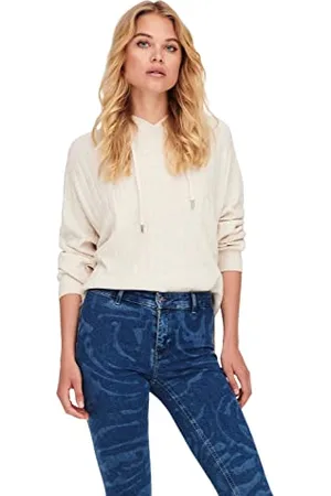 ONLY Onlnew Tessa Ls Hood Detail Pul Noos KNT bluza z kapturem, , M