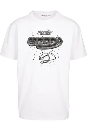 Mister Tee Unisex T-shirt NASA Moon Oversize Tee White 5XL, , 5XL