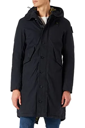 Blauer Męskie wodoodporne / długie teleskopy Trench Anorak, , XXL