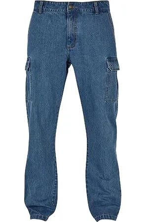 Urban classics Męskie spodnie jeansowe Straight Leg Cargo, , 42