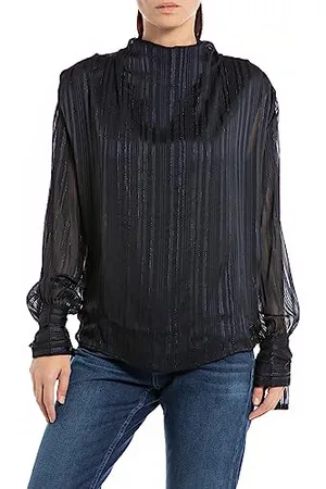 Replay Bluzka damska Straight Fit, , XL
