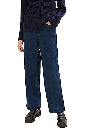 TOM TAILOR Damskie dżinsy z wysokim stanem Culotte z szeroką nogawką, , 31/30, , 31W / 30L