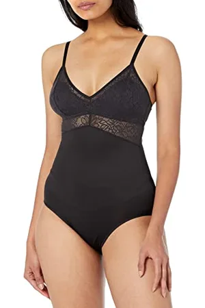 Maidenform Damskie, skromne, mocna kontrola brzucha, bezprzewodowe body modelujące, , S, , S
