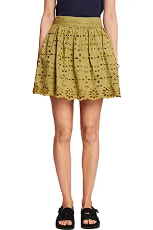 ESPRIT Damski 043CC1D306 spódnica, 325/PISTACHIO Green, 38, , 38