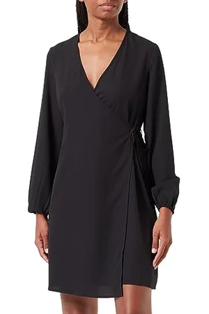 Pieces® Bestseller A/S Damska sukienka Pcnessa Ls Wrap Dress Noos, , XS