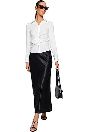 Trendyol Spódnica - czarna - Maxi, czarna, L, , L