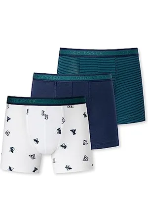 Schiesser Jungen 3 PACK Unterwäsche Boxershorts - 95/5 Organic Bio Baumwolle - Größe 92 bis 140
