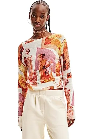 Desigual Sweter FOTINA_Pull, 3049 różowy, M, , M