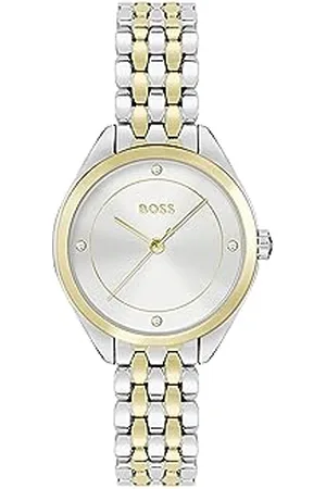 HUGO BOSS Analogowy zegarek kwarcowy dla kobiet kolekcja MAE z bransoletką ze stali nierdzewnej, , bransoletka