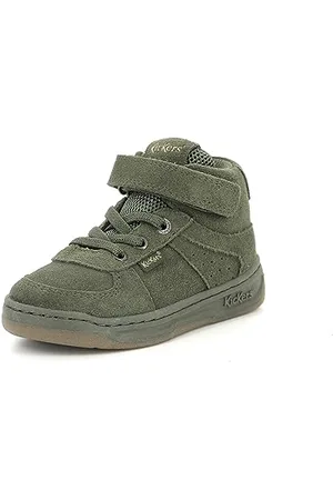 Kickers Kickalien, Trampki dziecięce, Wielokolorowy Leopard, 27 EU