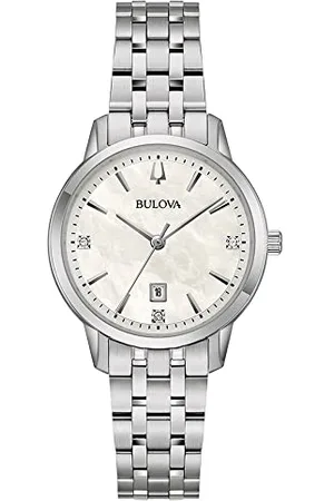 BULOVA Damski analogowy zegarek kwarcowy z bransoletką ze stali nierdzewnej 96P233, , bransoletka