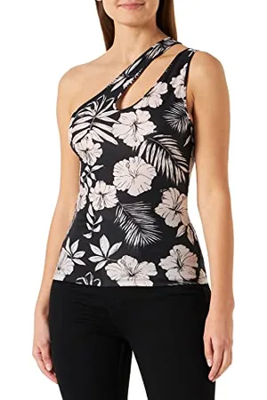 Pinko Damski podkoszulek z guzikiem Top Jersey, , XXS