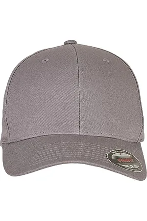 Flexfit Cotton Twill Cap Unisex czapka szara Basics, Casual Wear, Streetwear, , L