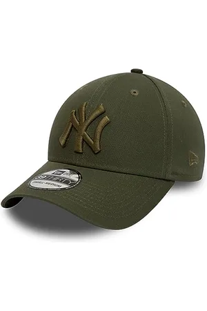 New Era New York Yankees MLB League Essential Tonal Olive 39Thirty Stretch Cap, , XS-S