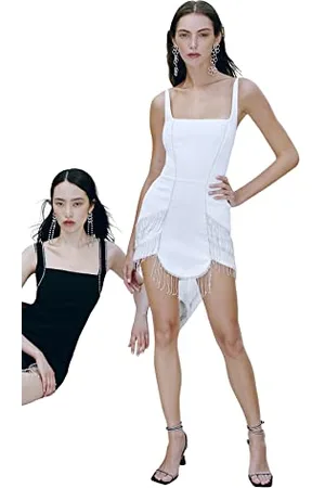 Trendyol FeMan Bodycon dopasowana tkana sukienka, , 36, , 34