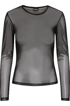 Pieces® Damska koszulka z długim rękawem Pcninni Ls Mesh Top Noos Bc Qx, , M