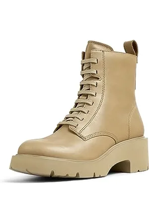 Camper Damskie buty Milah Ankle Boot, Medium Beige, 42 EU, Medium Beige, 42 EU