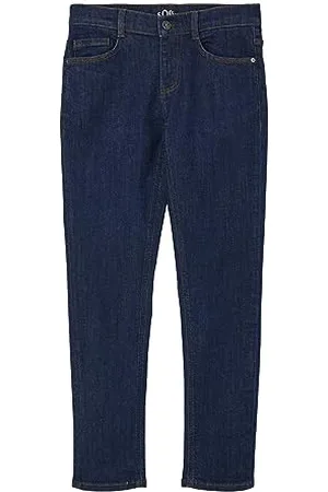 QS by s.Oliver Junior chłopięce spodnie dżinsowe Seattle Slim Fit Blue 134, , 134