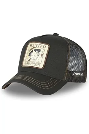Capslab [ X ] Czapka męska i damska One Piece, Trucker Luffy, Oryginalne Anime, , Brązowy, Beżowy, Rozmiar TU, , rozmiar uniwersalny
